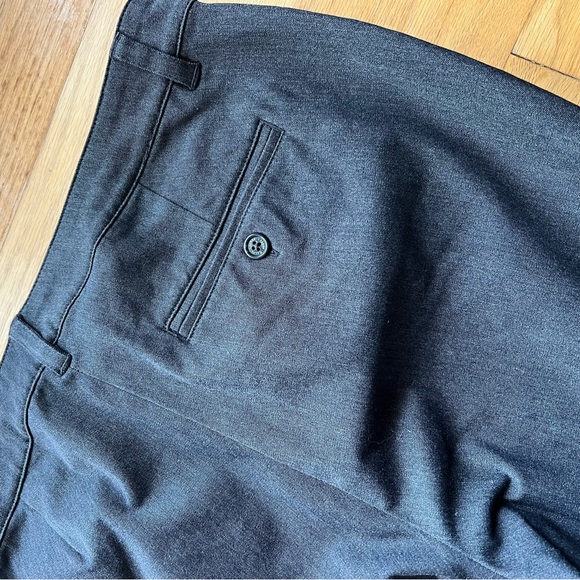 Lauren Ralph Lauren Adele Charcoal Gray Straight Leg Dress Pants Size 10 - Picture 4 of 6